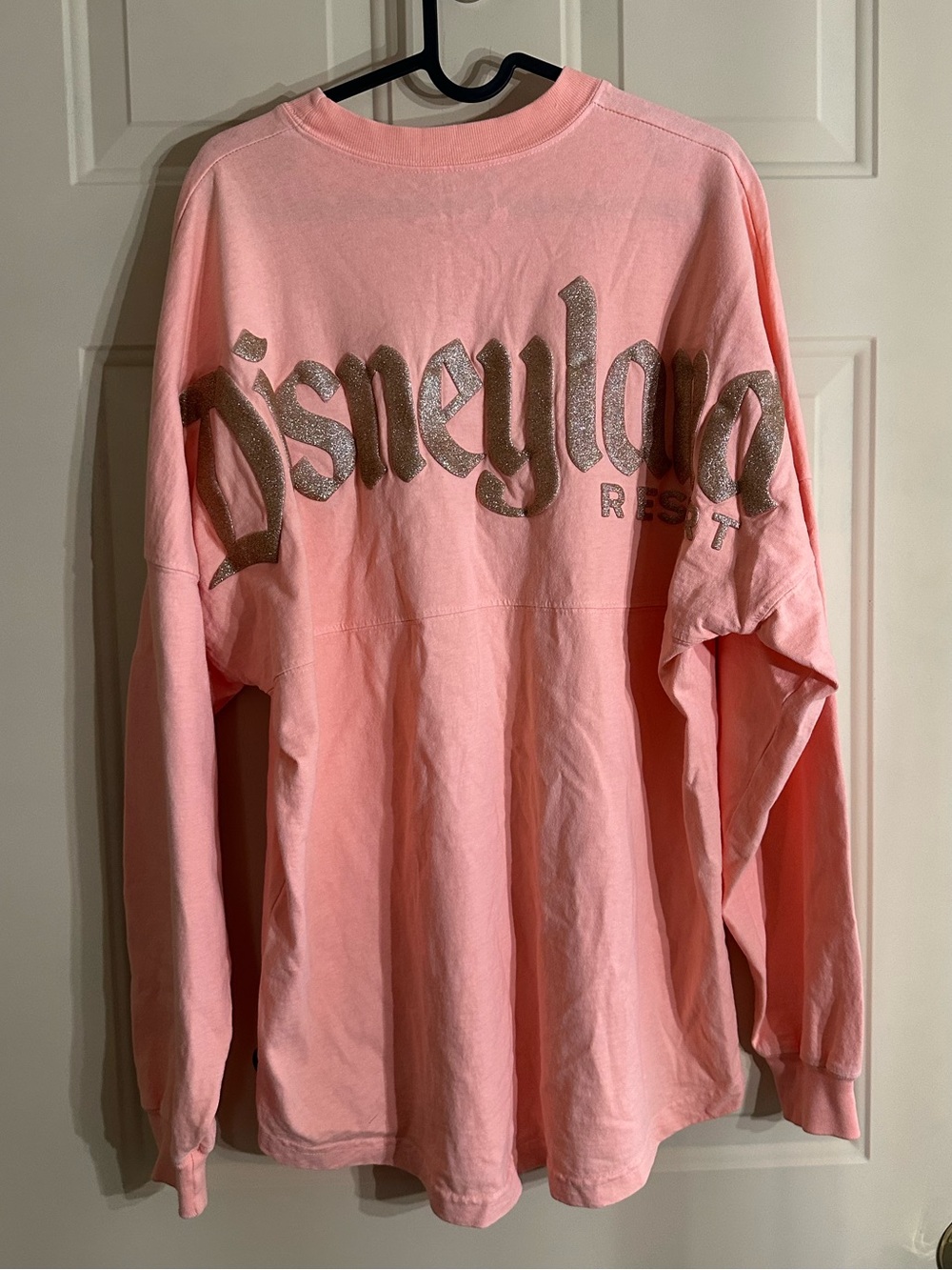 Disney Peach Crewneck Long Sleeve Tee - Picture 2 of 3
